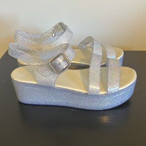 Sparkle Aldo jelly sandals